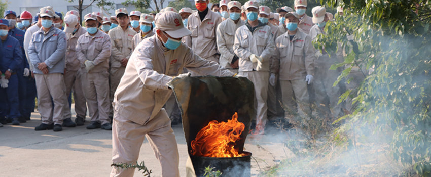 抓消防安全 保高質(zhì)量發(fā)展——合肥樂(lè)凱開展消防應(yīng)急演練